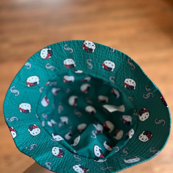 Hello Kitty Seattle mariners Navy Bucket Hat - Picture 3 of 4